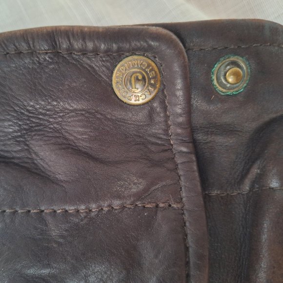 Vintage Jackpot Leather Jacket by Carli Gry Made in Denmark - Picture 10 of 14